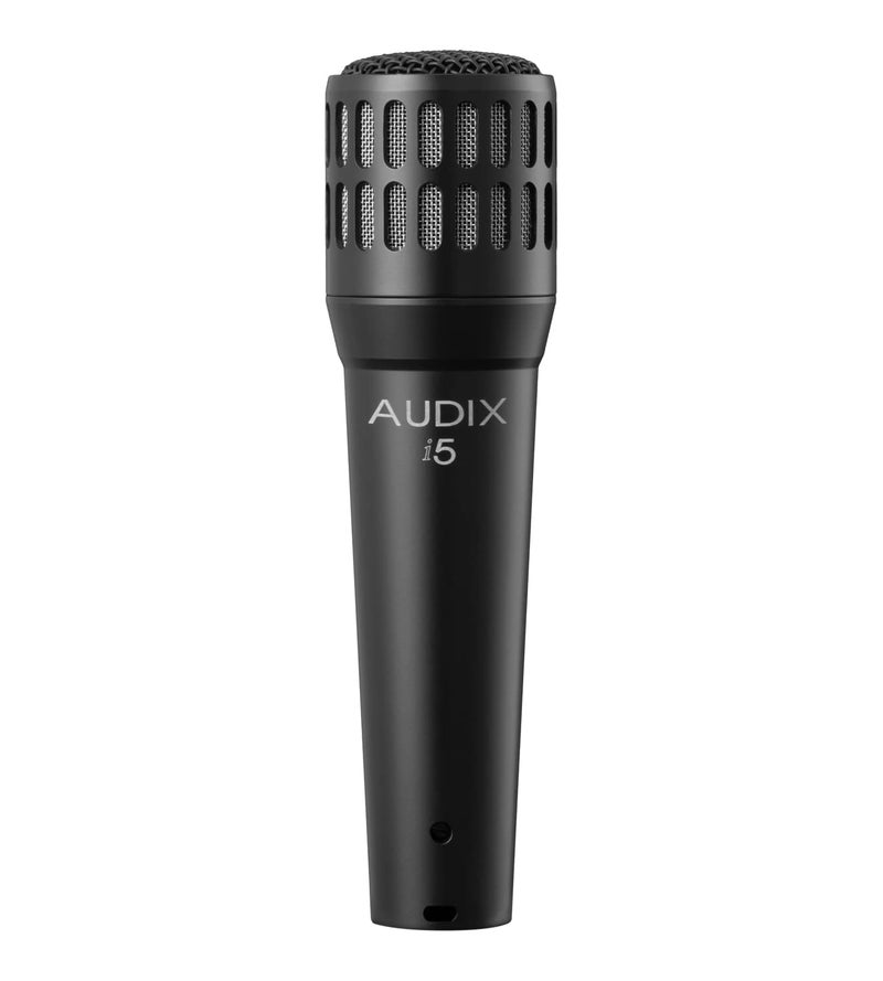 AUDIX i5 Dynamic Instrument Microphone: Pro Snare Mic/Guitar Amp Microphone - Black - Image 1